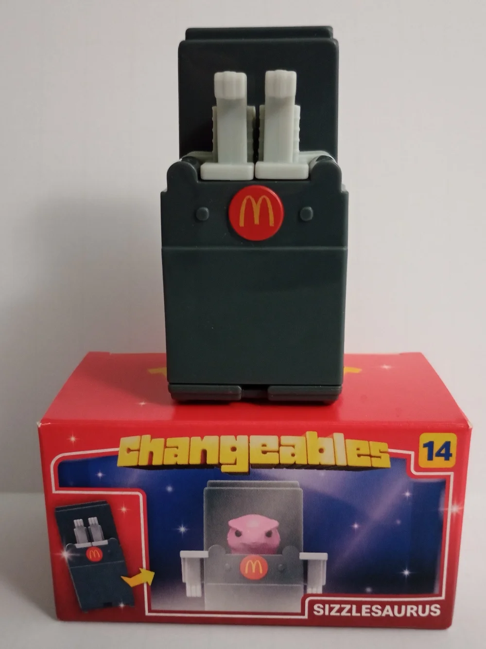 McDonald's Changeables Happy Meal Toy #14 Sizzlesaurus 2026